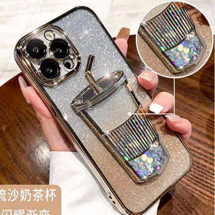 Ốp Điện Thoại Cát Chảy Màu Gradient Cho iPhone 11 11promax 12 12Pro 13 13Pro 13promax 14 14Pro 14promax