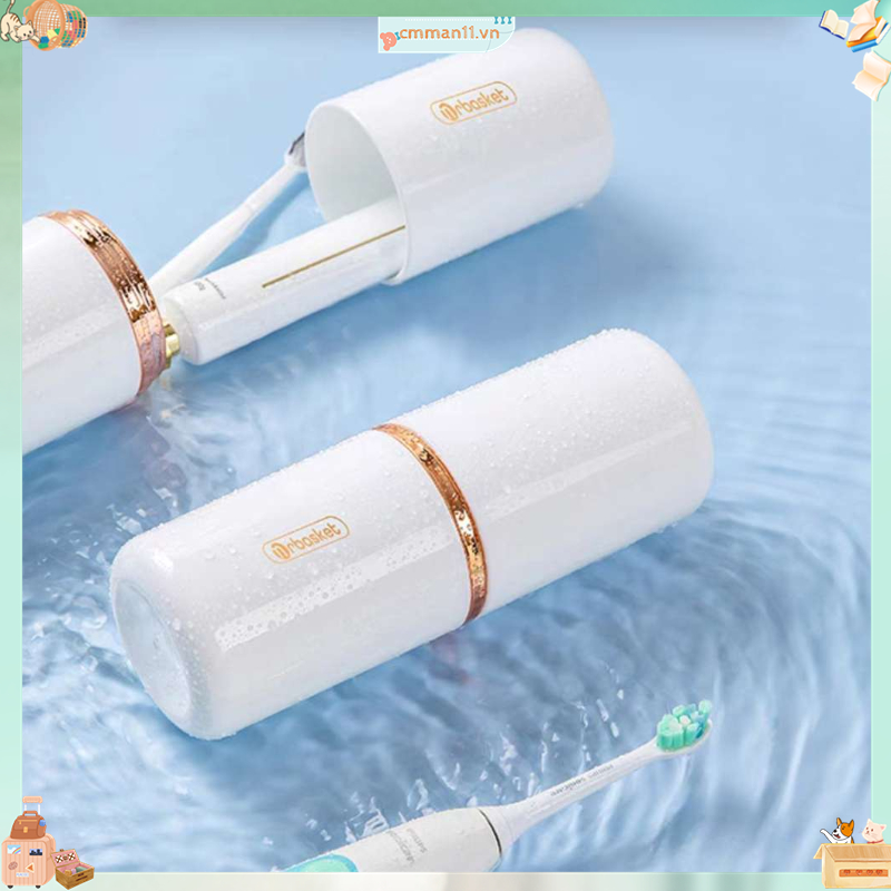 Keep order Bộ Cốc Bàn Chải Đánh Răng Du Lịch Dung Tích Lớn PET PP Giá Đỡ Bronzing Cho Cắm Trại cmman11.vn