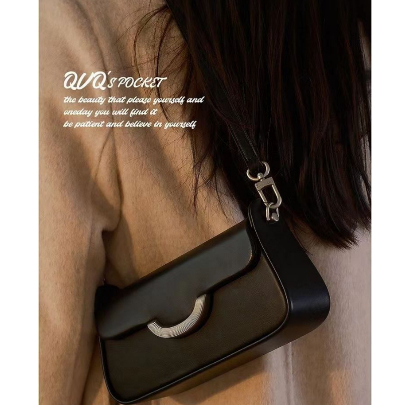 Ielgy Túi Xách Cầm Tay Đơn Giản Thời Trang Thiết Kế Dán Dành Cho Nữ