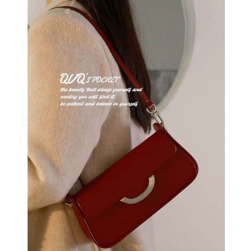 Ielgy Túi Xách Cầm Tay Đơn Giản Thời Trang Thiết Kế Dán Dành Cho Nữ