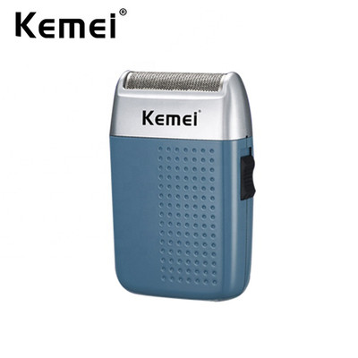 Máy cạo râu di động KEMEI một lưỡi không dây mini có thể sạc lại cho nam