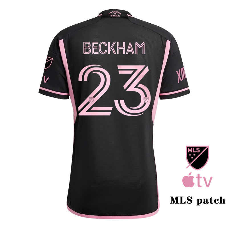 Áo Bóng Đá Màu Đen Inter Miami 2023 / 24 Size S-2XL|Phụ Kiện Chuyên Dụng Dành Cho Gia Đình|