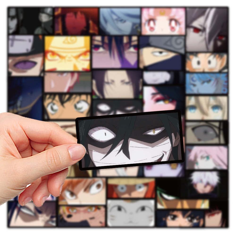 Set 40 Miếng Dán Hoạt Hình Chống Thấm Nước Trang Trí Điện Thoại Laptop