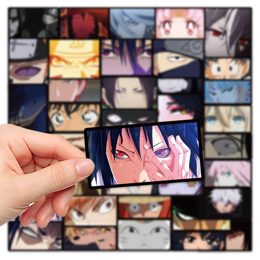 Set 40 Miếng Dán Hoạt Hình Chống Thấm Nước Trang Trí Điện Thoại Laptop