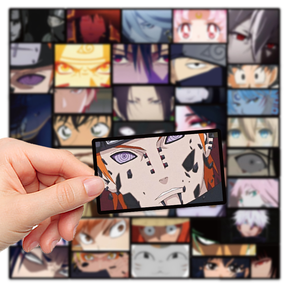 Set 40 Miếng Dán Hoạt Hình Chống Thấm Nước Trang Trí Điện Thoại Laptop