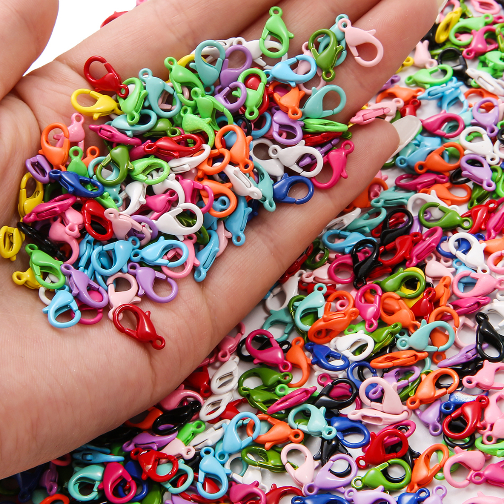 Móc Khóa / Vòng Tay / Dây Chuyền Bằng Hợp Kim Phun Sơn 10 Màu Sắc Tùy Chọn DIY