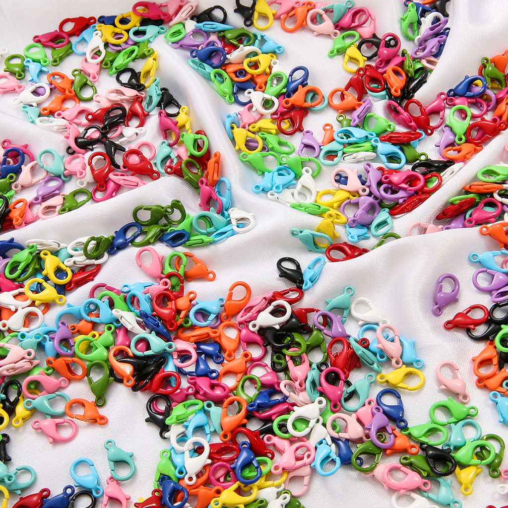 Móc Khóa / Vòng Tay / Dây Chuyền Bằng Hợp Kim Phun Sơn 10 Màu Sắc Tùy Chọn DIY