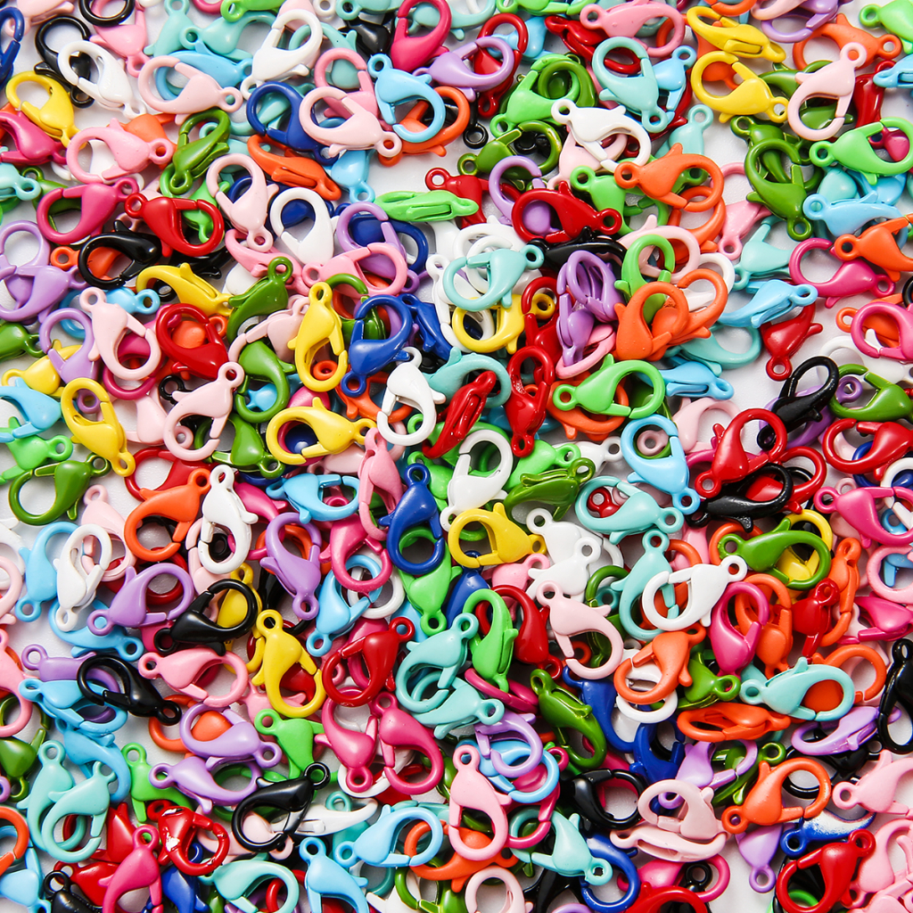 Móc Khóa / Vòng Tay / Dây Chuyền Bằng Hợp Kim Phun Sơn 10 Màu Sắc Tùy Chọn DIY