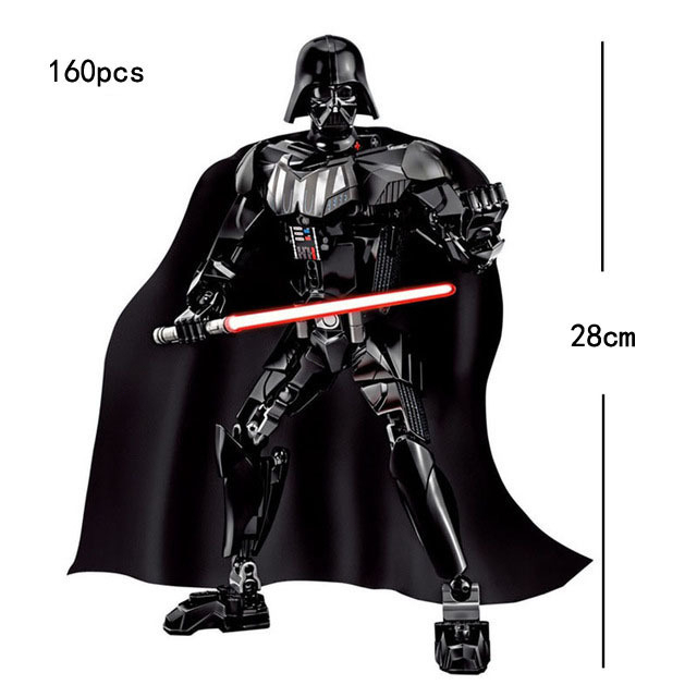 Đồ Chơi Lắp Ráp Mô Hình Nhân Vật Mandalorian Darth Vader General Grievous Trong Star Wars