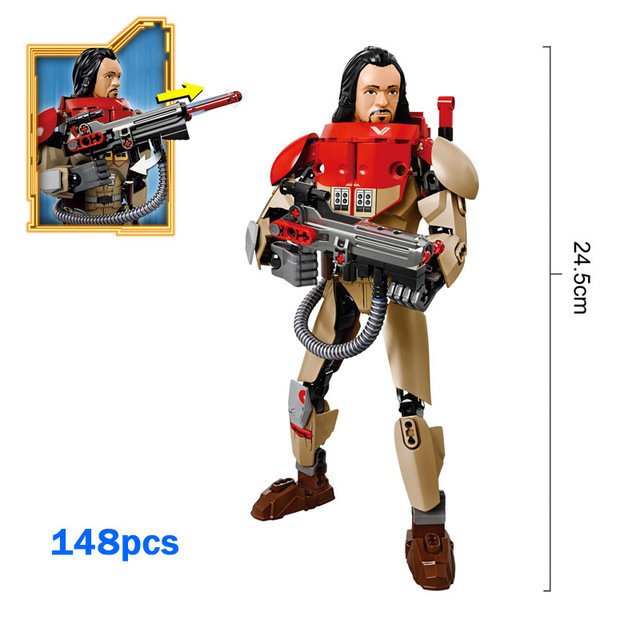 Đồ Chơi Lắp Ráp Mô Hình Nhân Vật Mandalorian Darth Vader General Grievous Trong Star Wars