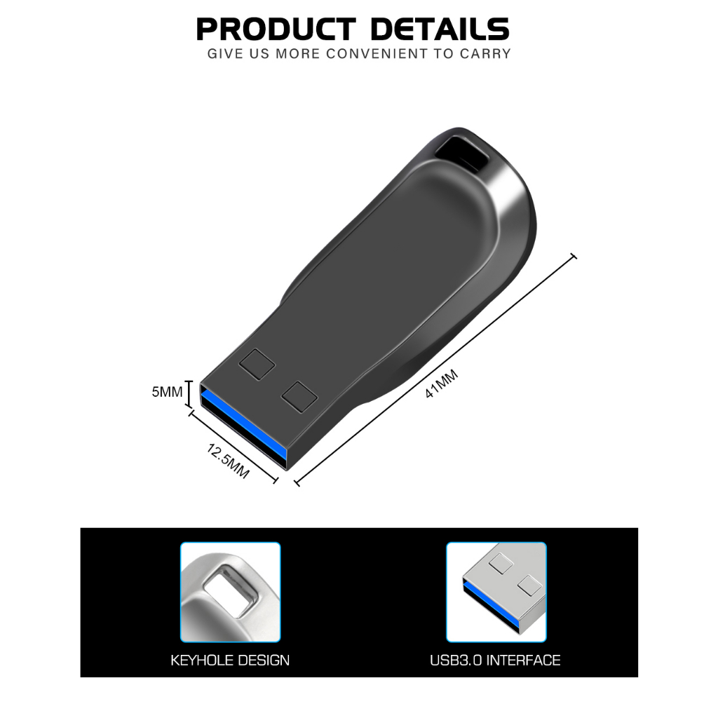Usb 3.0 Tốc Độ Cao 2tb 128GB 64GB 32GB 16GB 8GB 64GB 128GB 3.0 Chất Lượng Cao