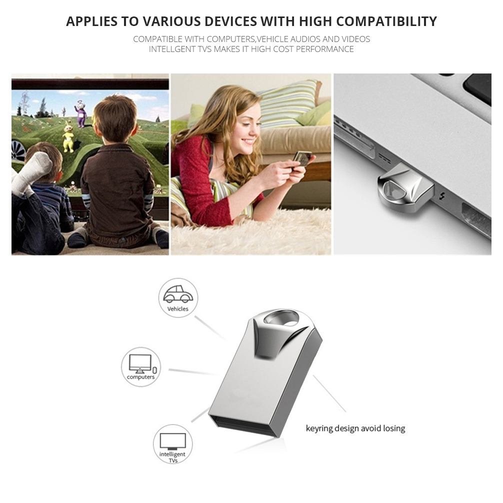 Usb 2.0 2TB 128GB 64GB 32GB 16GB 8GB Logo Chất Lượng Cao