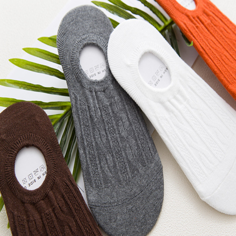 FHYL Vớ Thuyền Vô Hình Thoáng Khí Thấm Hút Mồ Hôi Thoáng Khí Phong Cách Học Sinh Hàn Quốc Mới Cho Nam