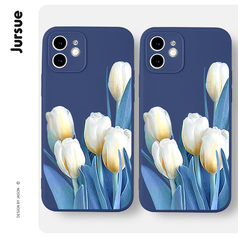 Ốp lưng JURSUE độc lạ dễ thương đẹp dẻo Cho iPhone 14 13 12 11 Pro Max SE 2020 X XR XS 8 7 ip 6S 6 Plus XYH1783