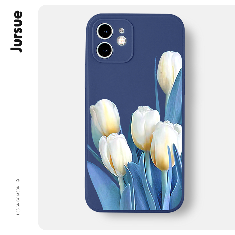 Ốp lưng JURSUE độc lạ dễ thương đẹp dẻo Cho iPhone 14 13 12 11 Pro Max SE 2020 X XR XS 8 7 ip 6S 6 Plus XYH1783