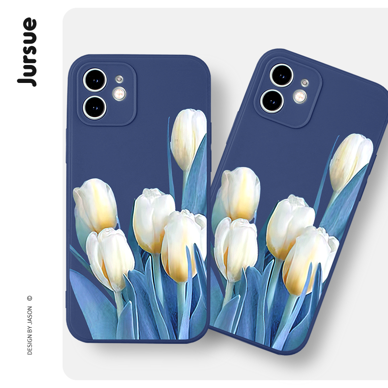 Ốp lưng JURSUE độc lạ dễ thương đẹp dẻo Cho iPhone 14 13 12 11 Pro Max SE 2020 X XR XS 8 7 ip 6S 6 Plus XYH1783