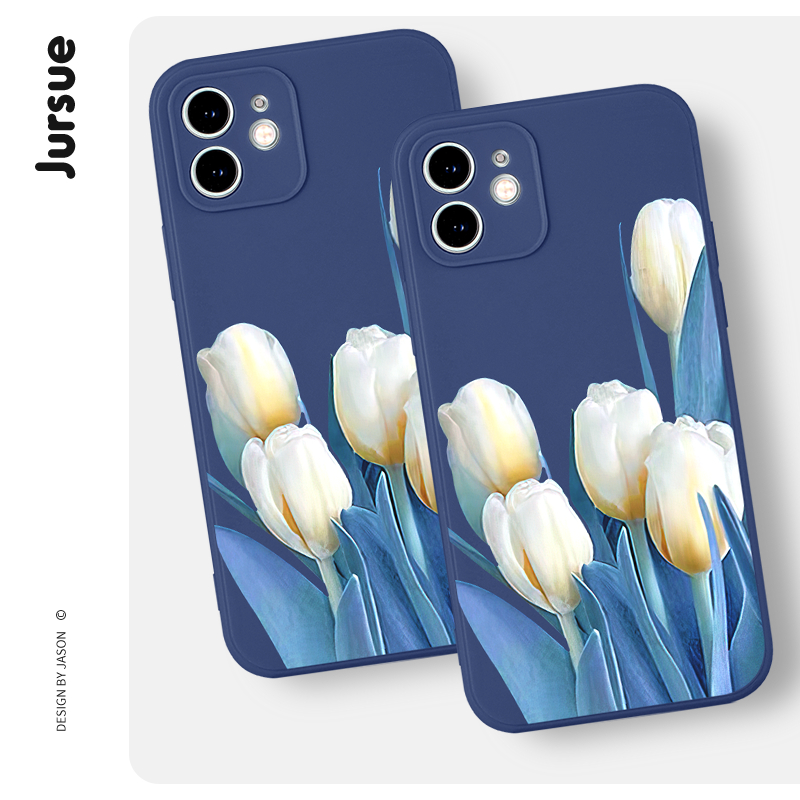 Ốp lưng JURSUE độc lạ dễ thương đẹp dẻo Cho iPhone 14 13 12 11 Pro Max SE 2020 X XR XS 8 7 ip 6S 6 Plus XYH1783