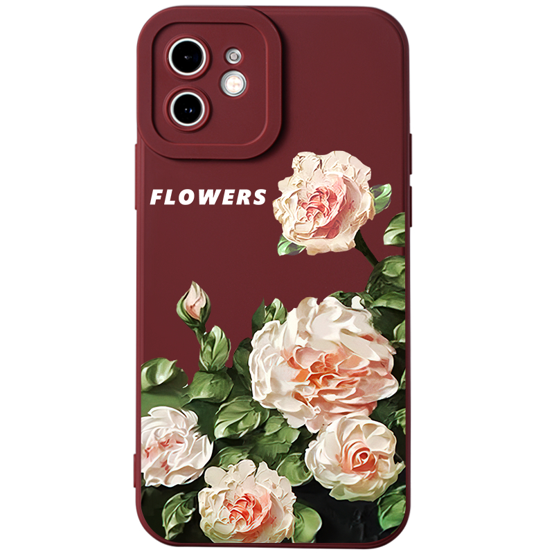 Ốp điện thoại JURSUE độc lạ vintage dẻo màu Cho iPhone 15 14 13 12 11 Pro Max SE 2020 X XR XS 8 7 ip 6S 6 Plus XYH1779