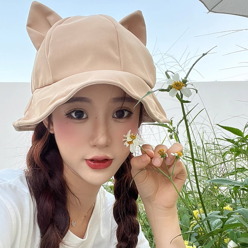 Nón Tai Bèo Vành Rộng Chống Nắng Thiết Kế Mới Ngọt Ngào Thời Trang Mùa Hè Dành Cho Nữ