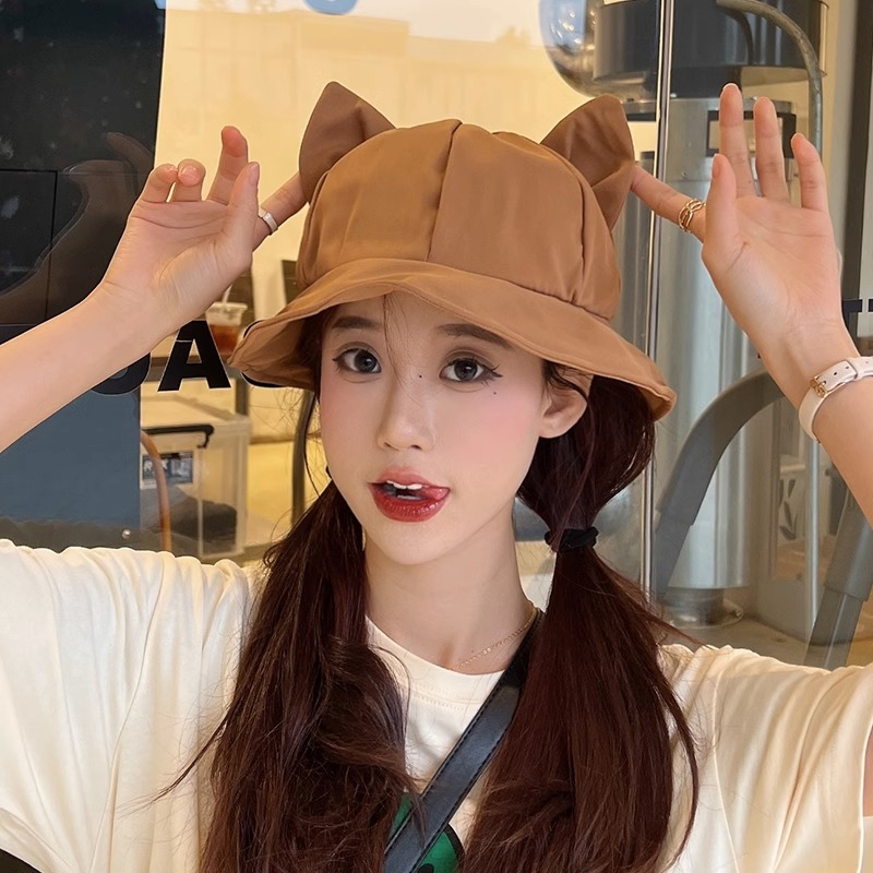 Nón Tai Bèo Vành Rộng Chống Nắng Thiết Kế Mới Ngọt Ngào Thời Trang Mùa Hè Dành Cho Nữ
