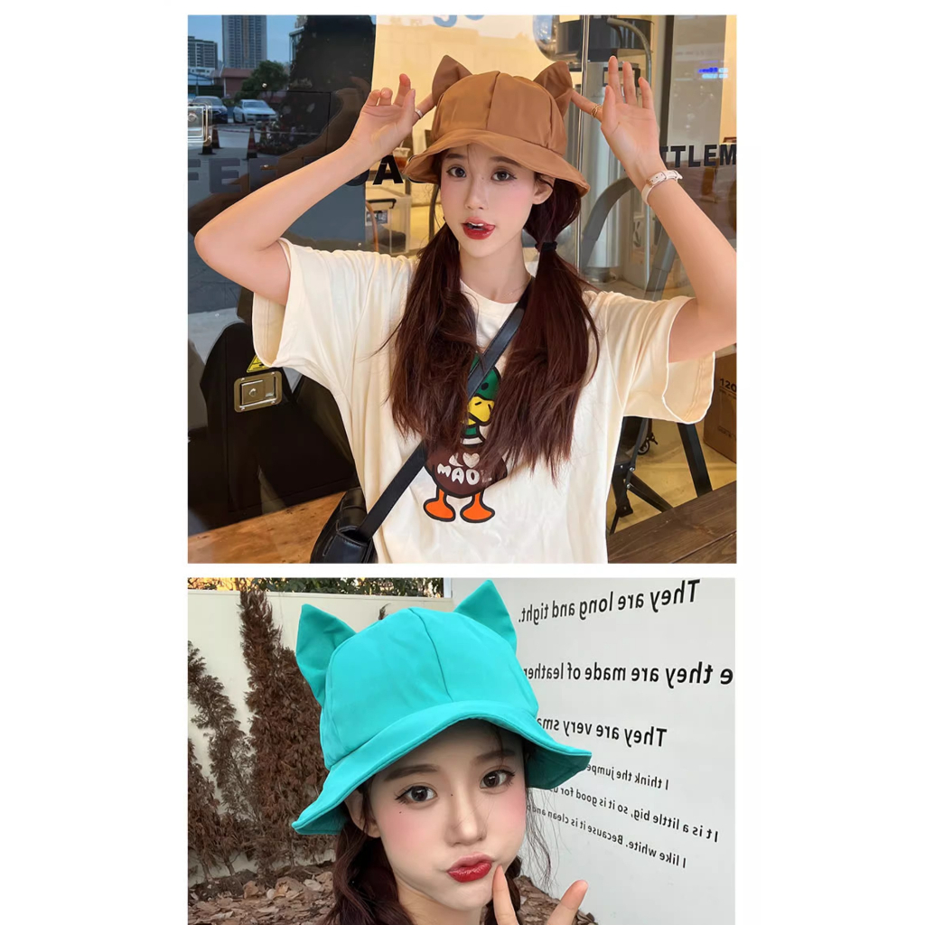 Nón Tai Bèo Vành Rộng Chống Nắng Thiết Kế Mới Ngọt Ngào Thời Trang Mùa Hè Dành Cho Nữ