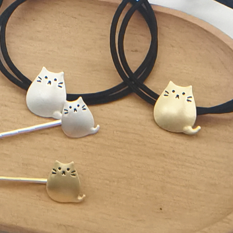 Dây Cột Tóc Cao Su Họa Tiết Mèo totoro Dễ Thương Phong Cách Nhật Bản KF130