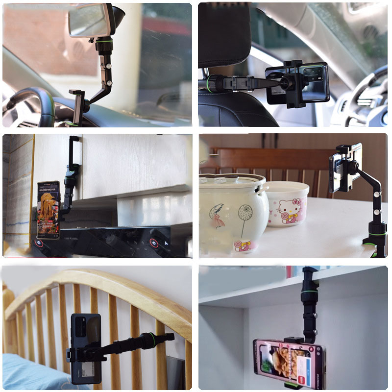 Máy Tính Bảng Xoay 360 Độ° Giá Đỡ Điện Thoại Gắn Kính Chiếu Hậu Xe Hơi Thiết Kế Xoay Được Tiện Dụng