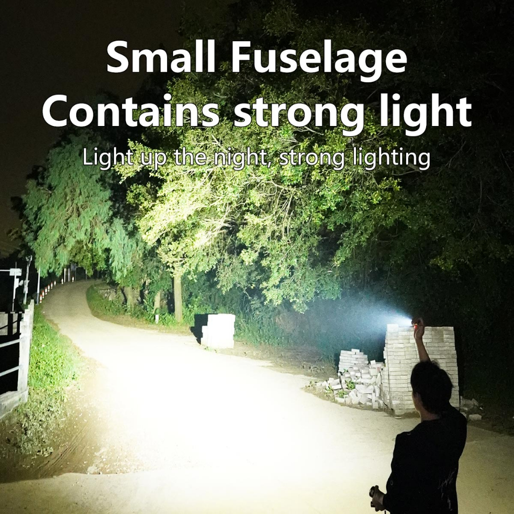 SmilingShark ES16 Đèn Pin Mini Móc Khóa Siêu Sáng 7 Chế Độ Có Nam Châm Sạc Cho Ourdoor Campingn Đi Bộ Đường Dài Runing