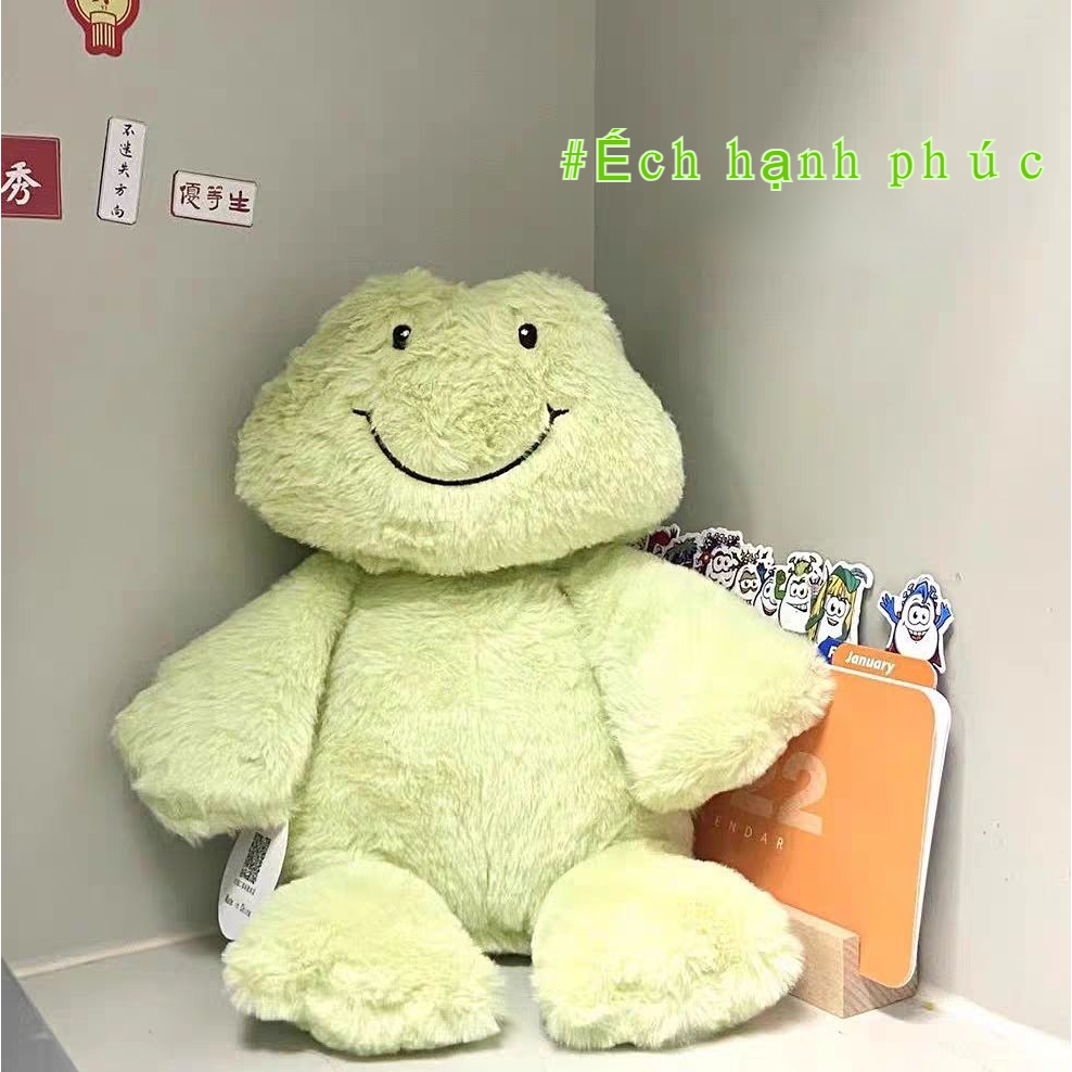 WO·WO Thú Nhồi Bông Hình Ếch Hoạt Hình Xinh Xắn