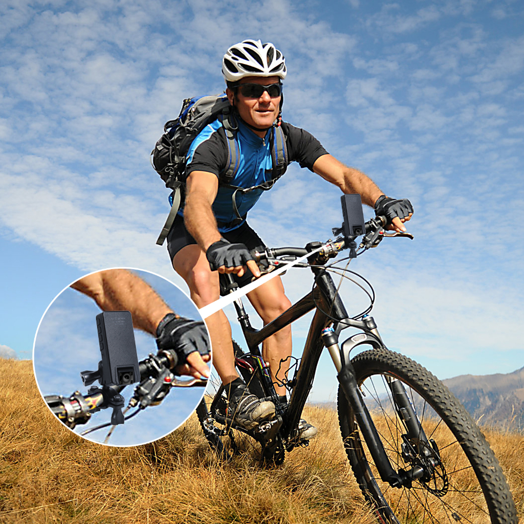 Máy Quay Phim Cảnh Sát A39 Full 1080P HD 2500mAh 180 Độ° Camera Hành Trình DV DVR Thiết Kế Xoay Tròn Tiện Dụng Cho Xe Đạp