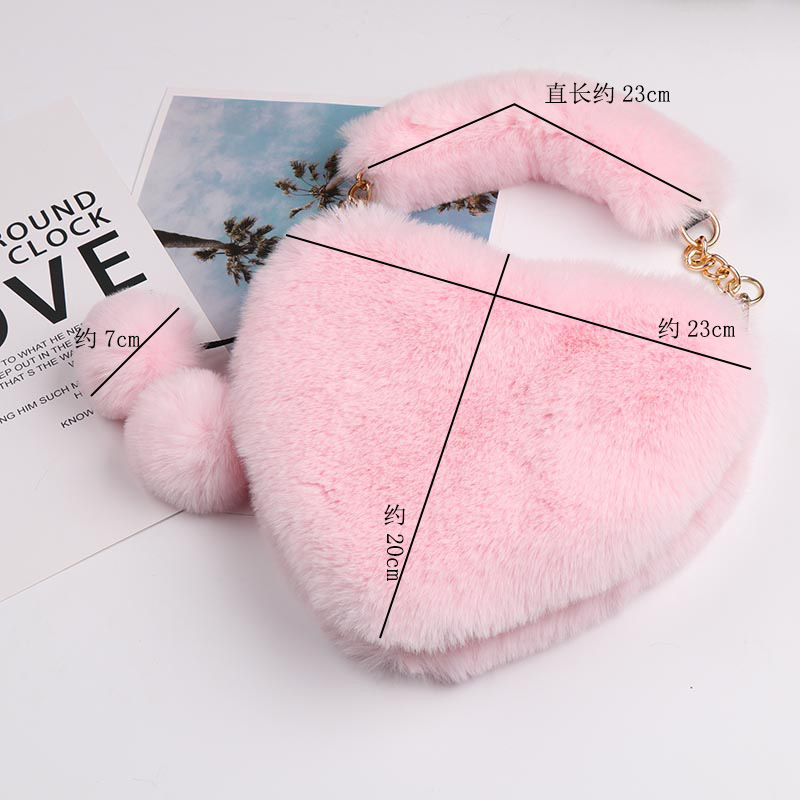 HT XIANSHENG Túi Đeo Chéo Hình Trái Tim Thời Trang Dành Cho Nữ