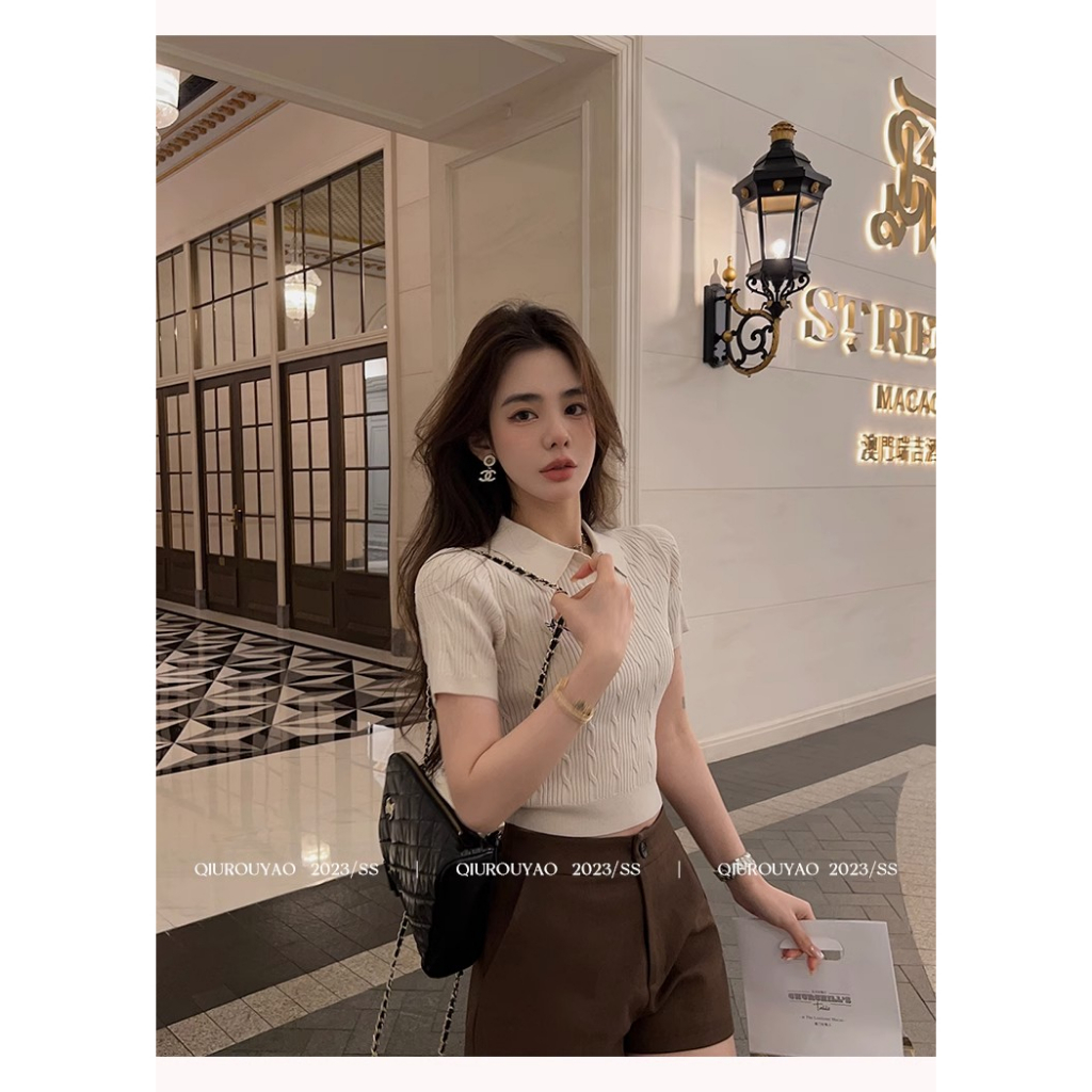 Áo Thun polo Tay Ngắn Phong Cách Mới Mùa Hè 2023