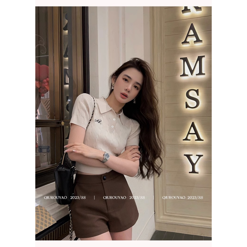 Áo Thun polo Tay Ngắn Phong Cách Mới Mùa Hè 2023