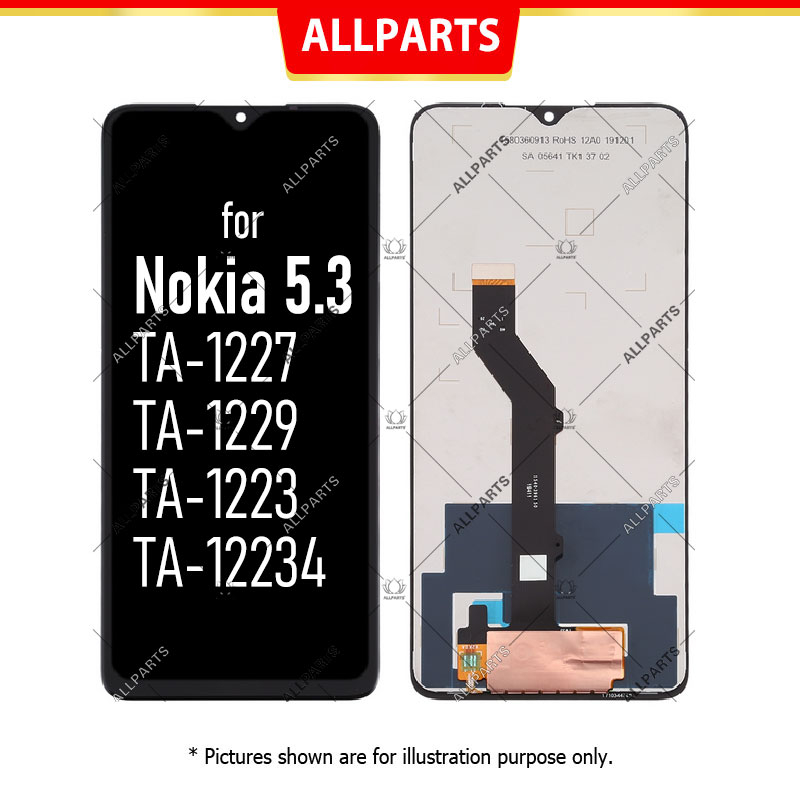 Màn Hình Thay Thế Cho điện thoại NOKIA 5.3 TA-1227 / TA-1229 Liền Khung Man Hinh Zin
