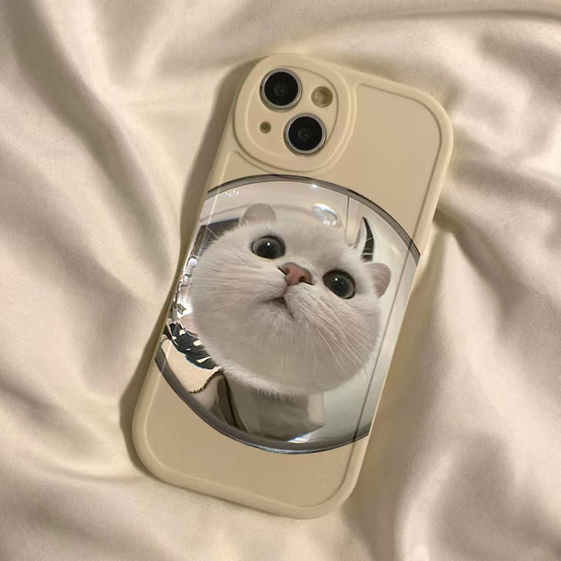 Ốp Điện Thoại Hình Mèo Hoạt Hình Cho iPhone 11 12 Pro 6s 7 / 8 / SE 6P 8 Plus 13 14 Pro Max X XR XS Max 12 13mini 14 Plus