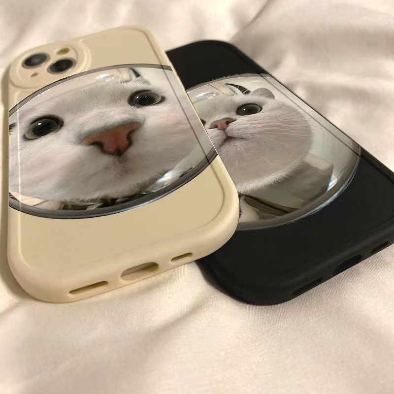 Ốp Điện Thoại Hình Mèo Hoạt Hình Cho iPhone 11 12 Pro 6s 7 / 8 / SE 6P 8 Plus 13 14 Pro Max X XR XS Max 12 13mini 14 Plus