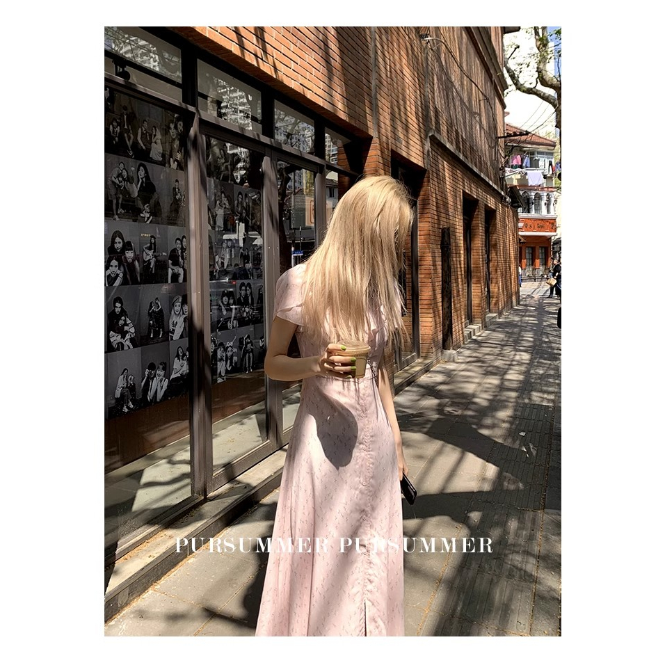 Đầm Dài Phối Bèo Nhún Thời Trang Mới 2023