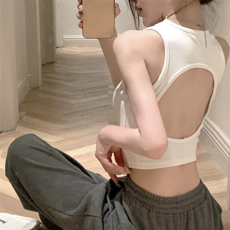 Áo Hai Dây Ngắn Dáng Ôm Gợi Cảm Hợp Thời Trang Mùa Hè Cho Bạn Gái Áo Croptop nữ