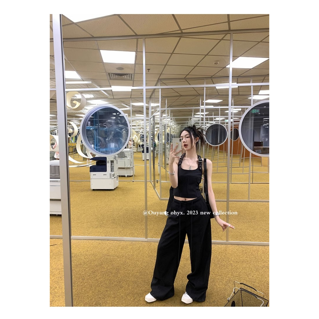 Áo Hai Dây Dáng Ôm Ngắn Phong Cách Thời Trang Mới Mùa Hè Dành Cho Bạn Nữ