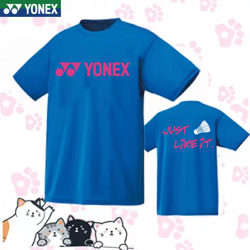 Áo Thun Thể Thao Yonex Tay Ngắn Thoáng Khí Thoải Mái Cho Cặp Đôi