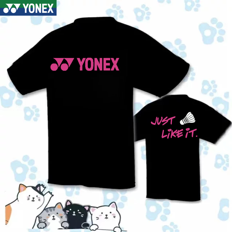 Áo Thun Thể Thao Yonex Tay Ngắn Thoáng Khí Thoải Mái Cho Cặp Đôi