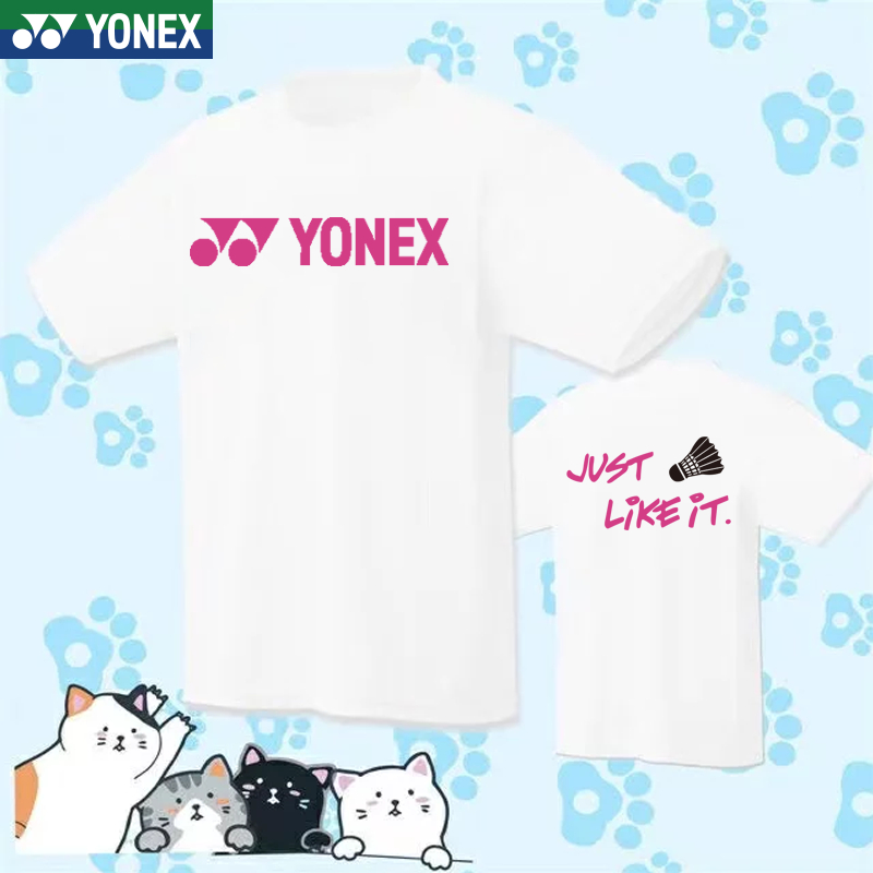Áo Thun Thể Thao Yonex Tay Ngắn Thoáng Khí Thoải Mái Cho Cặp Đôi