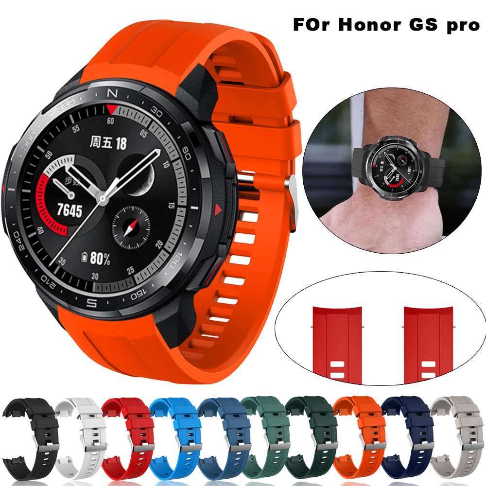 Dây Đeo Silicon 22mm Tùy Chỉnh Thay Thế Cho Đồng Hồ Thông Minh Huawei Honor Watch GS Pro / Watch GT / Garmin Vivoactive 4