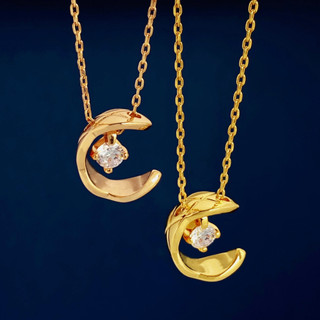 Vòng cổ mặt trăng COCO mặt dây chuyền vàng nữ