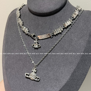 Vòng cổ zircon nữ 2023 bộ vòng cổ sao thổ sáng bóng mới