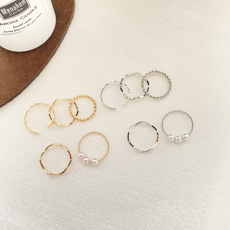 Bộ 5 Nhẫn Thời Trang Cho Nữ J016