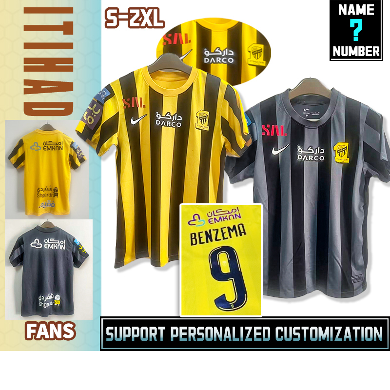 Saudi Itihad 23-24  Áo Đấu Sân Nhà Và Sân Khách Size S-2XL * Còn Hàng * Có Thể Tùy Chỉnh