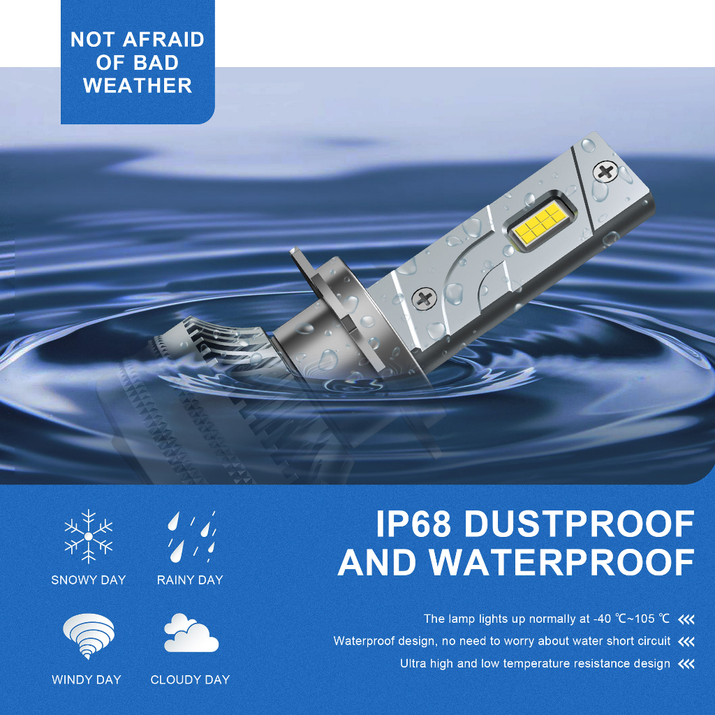 Ultra Cặp Đèn Pha Siêu Sáng 90W - H1 / H4 / H7 / H8 / H9 / H11 / 9005 / 9006-1 Cặp Chất Lượng Cao Cho Xe Hơi