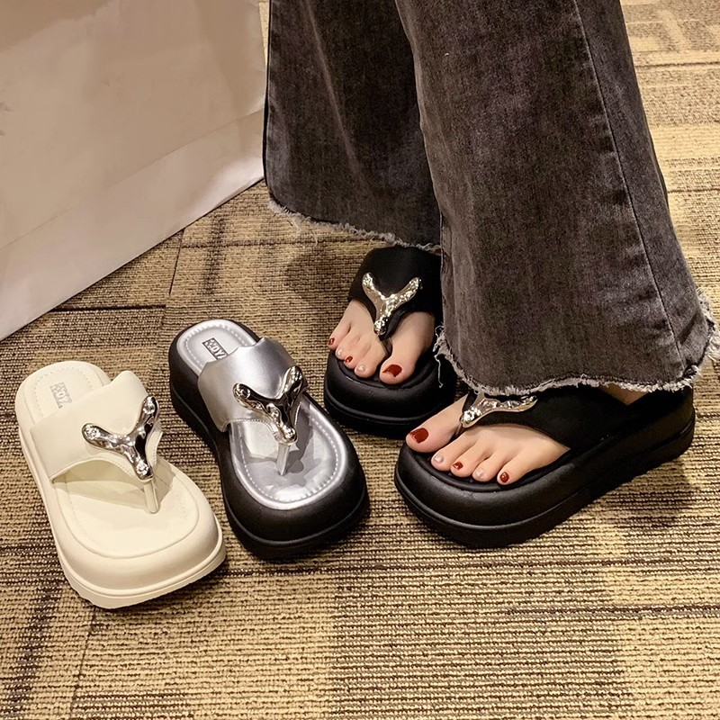 Giày Cao Gót Dạng Lật Thời Trang Mùa Hè 2023 Dễ Phối Đồ Dành Cho Nữ