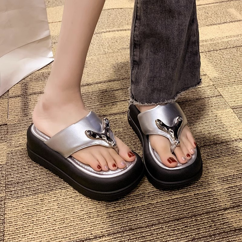 Giày Cao Gót Dạng Lật Thời Trang Mùa Hè 2023 Dễ Phối Đồ Dành Cho Nữ